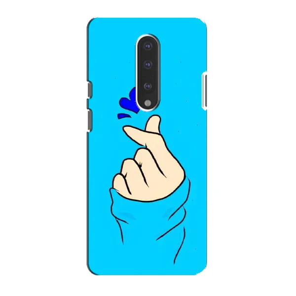 Чехол с рисунком «Сердце на синем» для OnePlus 7 Чехол с рисунком «Сердце на синем» для OnePlus 7