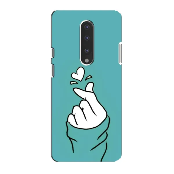 Чехол с рисунком «Сердечко на бирюзовом» для OnePlus 7 Чехол с рисунком «Сердечко на бирюзовом» для OnePlus 7