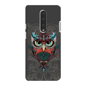 Чехол с рисунком «Сова на сером» для OnePlus 7