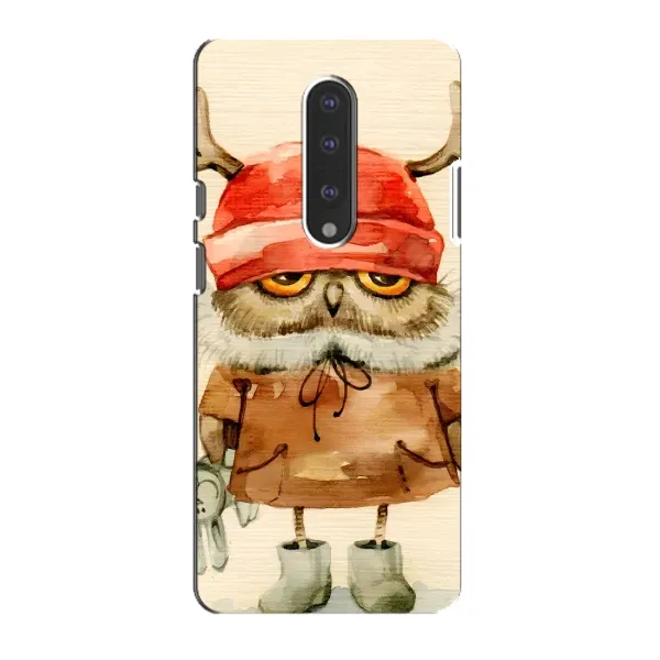 Чехол с рисунком «Сова в шапке» для OnePlus 7 Чехол с рисунком «Сова в шапке» для OnePlus 7