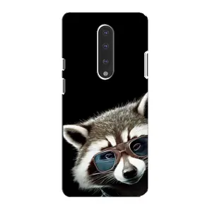 Силиконовый Чехол с Енотами на OnePlus 7 (Стильный Енот)