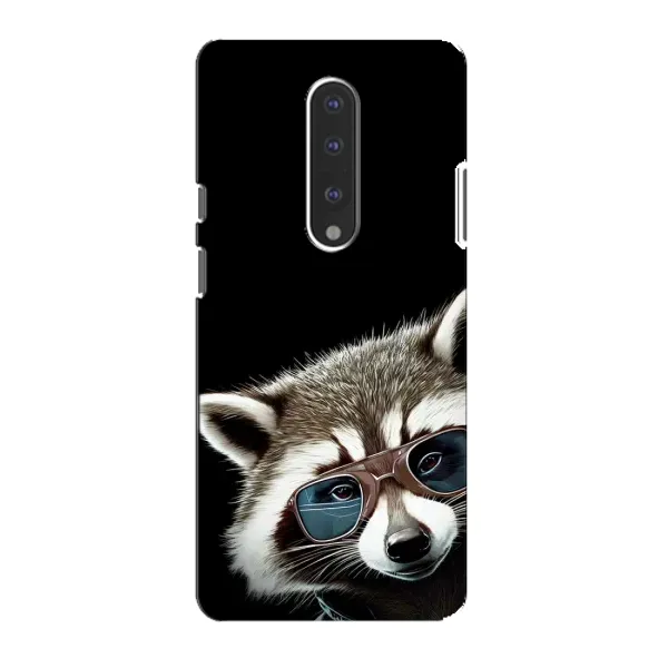Чехол с рисунком «Стильный Енот» для OnePlus 7 Чехол с рисунком «Стильный Енот» для OnePlus 7