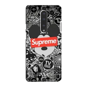 Чехол с Брендами одежды на ВанПлас 7 (Supreme Маус)