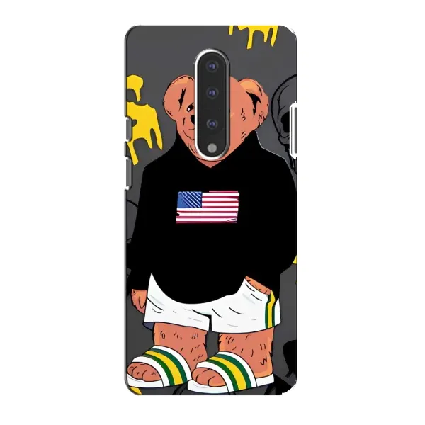Чехол с рисунком «Teddy USA» для OnePlus 7
