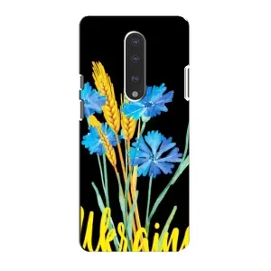 Чехол на OnePlus 7 Украинский дизайн (Ukraine в цветочках)