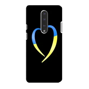 Силиконовый Чехол на OnePlus 7 (Я-Украина) (Украинское сердце)