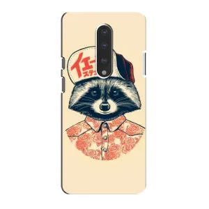 Силиконовый Чехол с Енотами на OnePlus 7 (В кепчику)