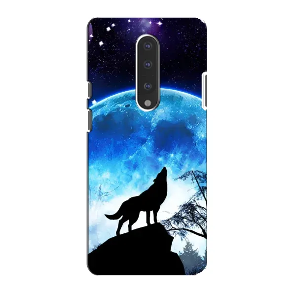 Чохол з малюнком «Виє на місяць» для OnePlus 7 Чохол з малюнком «Виє на місяць» для OnePlus 7
