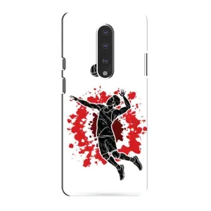 Чохли з прінтом Спортивна тематика для OnePlus 7 (Волейболіст)