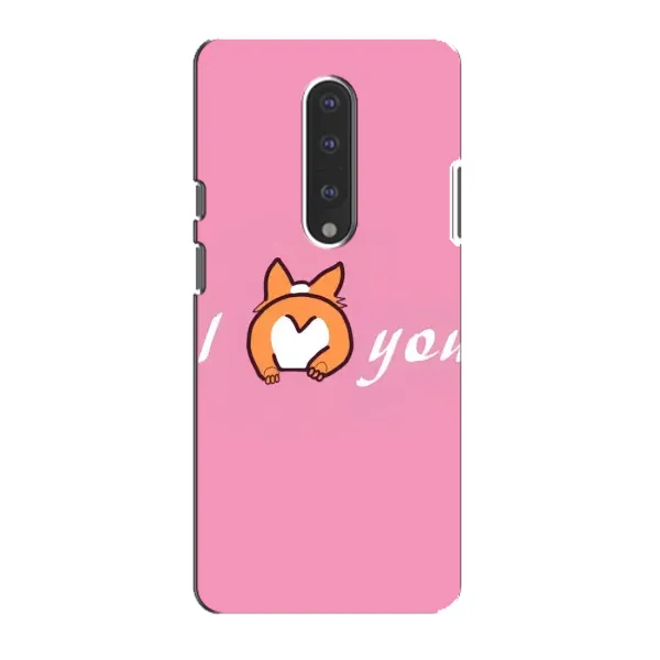 Чехол с рисунком «Я тебя люблю» для OnePlus 7 Чехол с рисунком «Я тебя люблю» для OnePlus 7