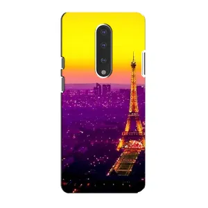 Чехол с Эйфелевой башней на OnePlus 7 (Яркая башня)