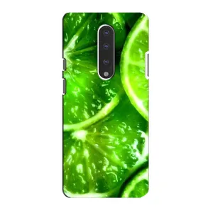 Чохол з зображенням смачної їжі для OnePlus 7 (Яскравий Лайм)