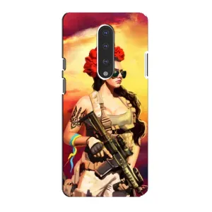 ЗСУ Чехлы (TPU) для OnePlus 7 (Женщина солдат)
