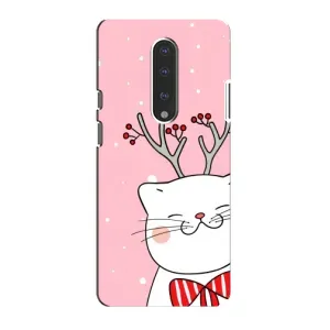 Чехол на тематику: Коты для OnePlus 7 (Зимний кот)