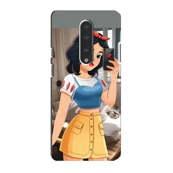 Чехол с рисунком «Белоснежка с телефоном» для OnePlus 7