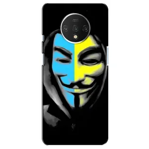 Чехол с Украинской символикой на ВанПлас 7Т (Анонимус патриот)