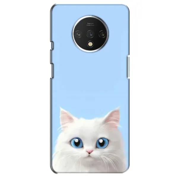 Чехол с рисунком «Белый кот» для OnePlus 7T Чехол с рисунком «Белый кот» для OnePlus 7T