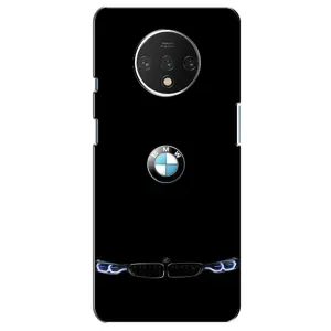 Силіконовий бампер з картинкою машини на OnePlus 7T (Чорний BMW)