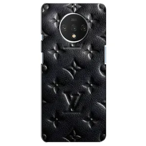 Текстурный Чехол Louis Vuitton для ВанПлас 7Т (Черный ЛВ)