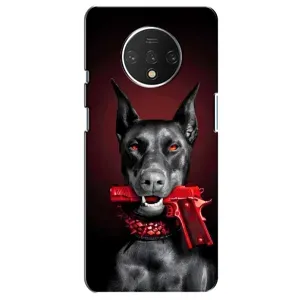 Чехол ДОБЕРМАН для OnePlus 7T (Доберман злой)