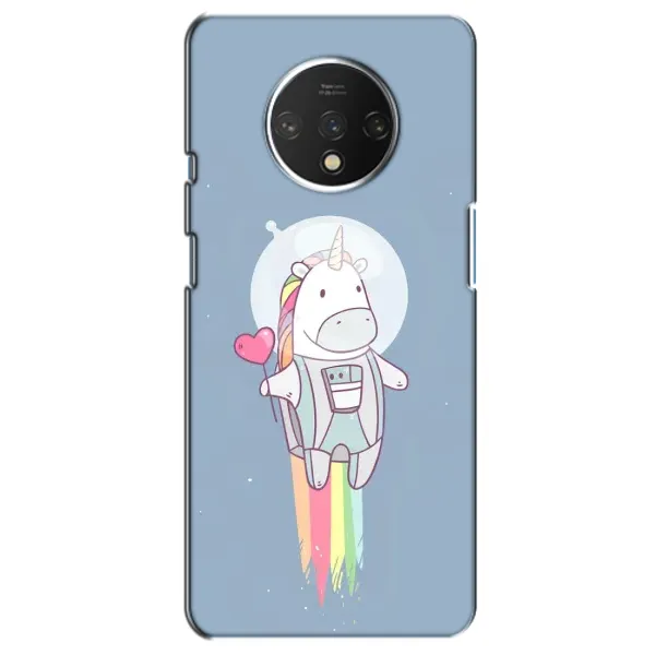 Чехол с рисунком «Единорог космонавт» для OnePlus 7T
