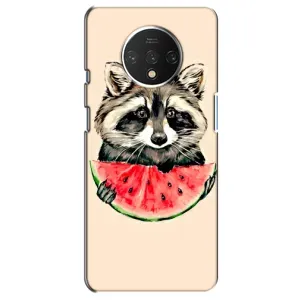 Силиконовый Чехол с Енотами на OnePlus 7T (Енот)