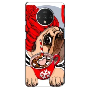 Бампер для OnePlus 7T с картинкой "Песики" (Грустная собака)