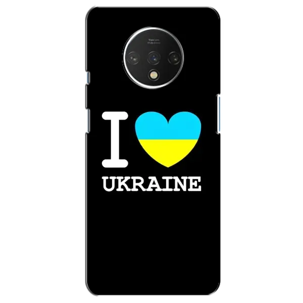 Чехол с рисунком «I Love Ukraine» для OnePlus 7T Чехол с рисунком «I Love Ukraine» для OnePlus 7T