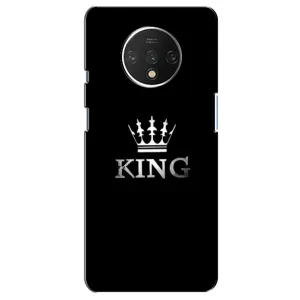 Чехол (Корона на чёрном фоне) для ВанПлас 7Т (KING)