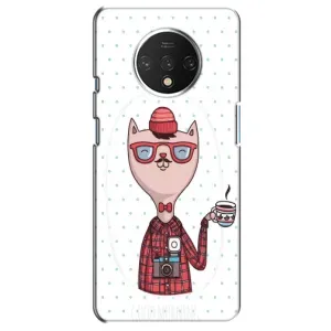 Чехол на тематику: Коты для OnePlus 7T (Кот аристократ)
