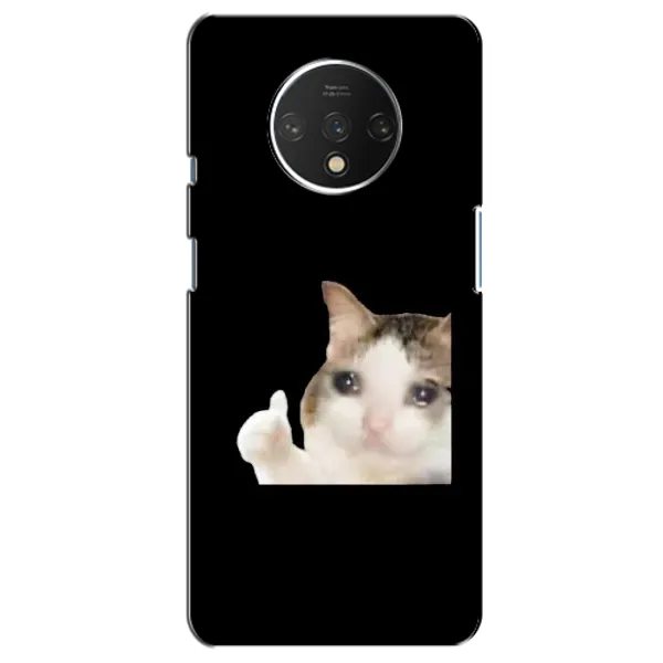 Чехол с рисунком «Кот в слезах» для OnePlus 7T Чехол с рисунком «Кот в слезах» для OnePlus 7T