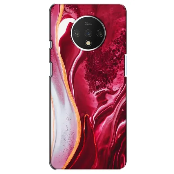 Чехол с рисунком «Красный мрамор» для OnePlus 7T Чехол с рисунком «Красный мрамор» для OnePlus 7T