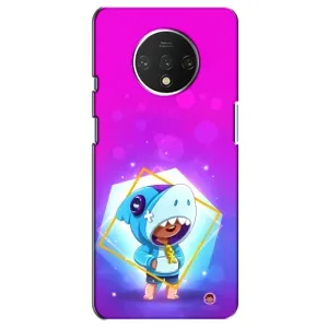 Чехол Бравл Старс для OnePlus 7T (Леон в костюме Акулы)