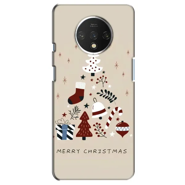 Чехол с рисунком «Merry Christmas» для OnePlus 7T Чехол с рисунком «Merry Christmas» для OnePlus 7T