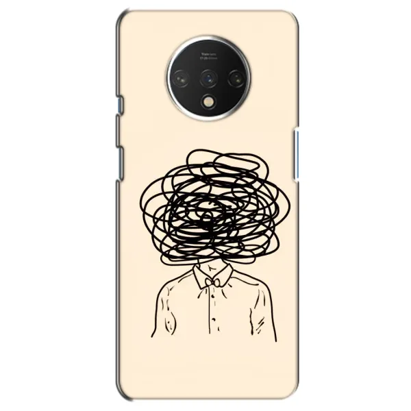 Чехол с рисунком «Мысли» для OnePlus 7T