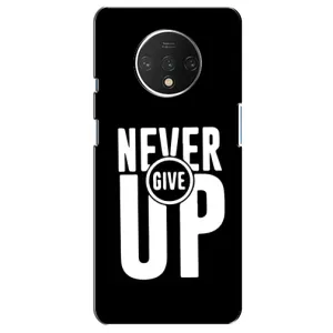 Силиконовый Чехол на OnePlus 7T с картинкой Nike (Never Give UP)