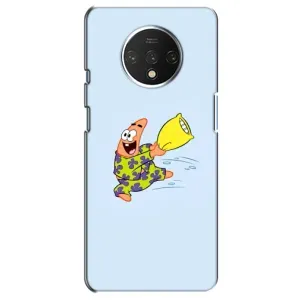 Чехлы с Патриком на OnePlus 7T (Патрик с подушкой)
