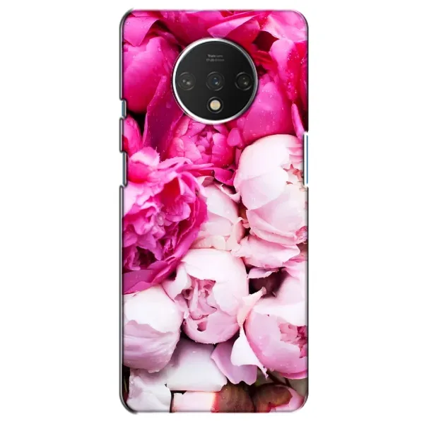 Чехол с рисунком «Пионы» для OnePlus 7T