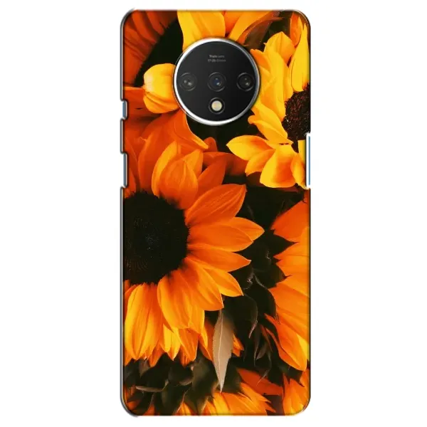 Чехол с рисунком «подсолнухи» для OnePlus 7T Чехол с рисунком «подсолнухи» для OnePlus 7T