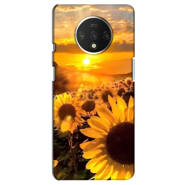 Чехол с рисунком «поле подсолнухов» для OnePlus 7T