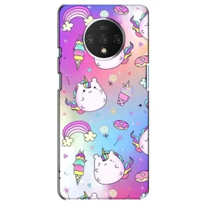 Чохол Unicorn на OnePlus 7T (Веселка і Єдинорог)