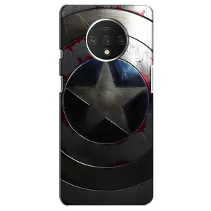 Чохол с Щітом Капітана Америки на OnePlus 7T (Ретро Щит Капітана)