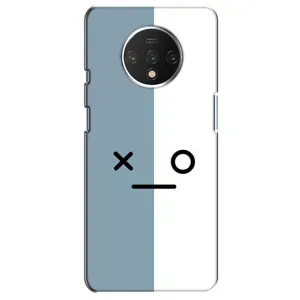 Силиконовые Чехлы (смешные стикеры) для OnePlus 7T (Серо-белый)