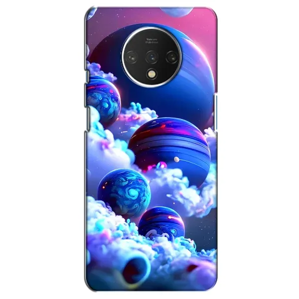 Чехол с рисунком «Синие планеты» для OnePlus 7T Чехол с рисунком «Синие планеты» для OnePlus 7T