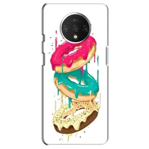 Чохол з зображенням смачної їжі для OnePlus 7T (Соковиті пончики)