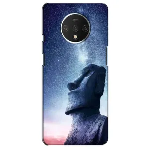 Силиконовые Чехлы (смешные стикеры) для OnePlus 7T (Статуя)