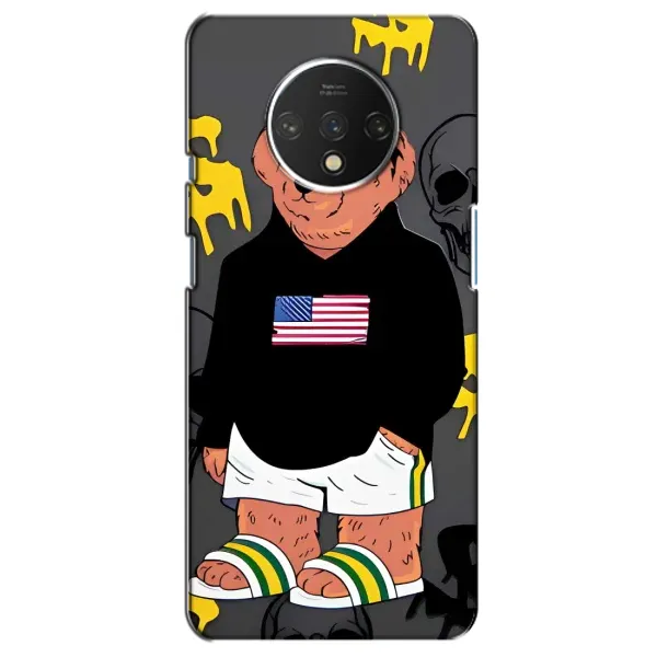 Чехол с рисунком «Teddy USA» для OnePlus 7T Чехол с рисунком «Teddy USA» для OnePlus 7T