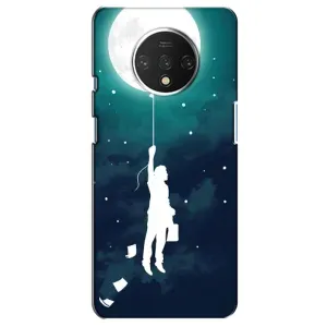 Чехол (ТПУ) с планетами на OnePlus 7T (To The moon)
