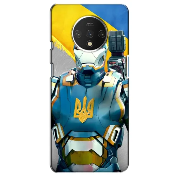 Чохол з малюнком «Український робокоп» для OnePlus 7T Чохол з малюнком «Український робокоп» для OnePlus 7T