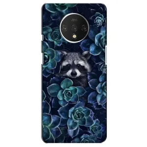 Силиконовый Чехол с Енотами на OnePlus 7T (В цветах)
